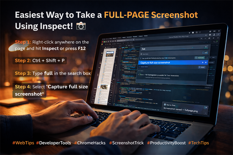 Full-page screenshot using DevTools
